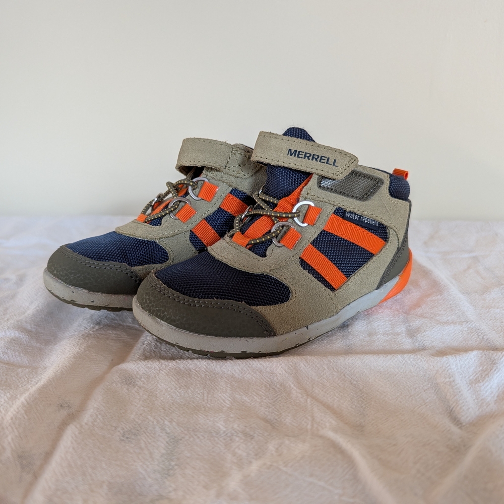Merrell Kids' Navy and Orange Sneakers